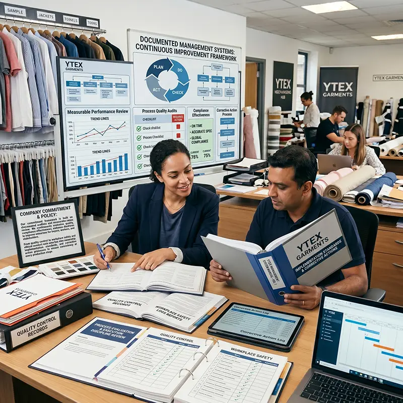 Documented quality management systems at Ytex Garments
